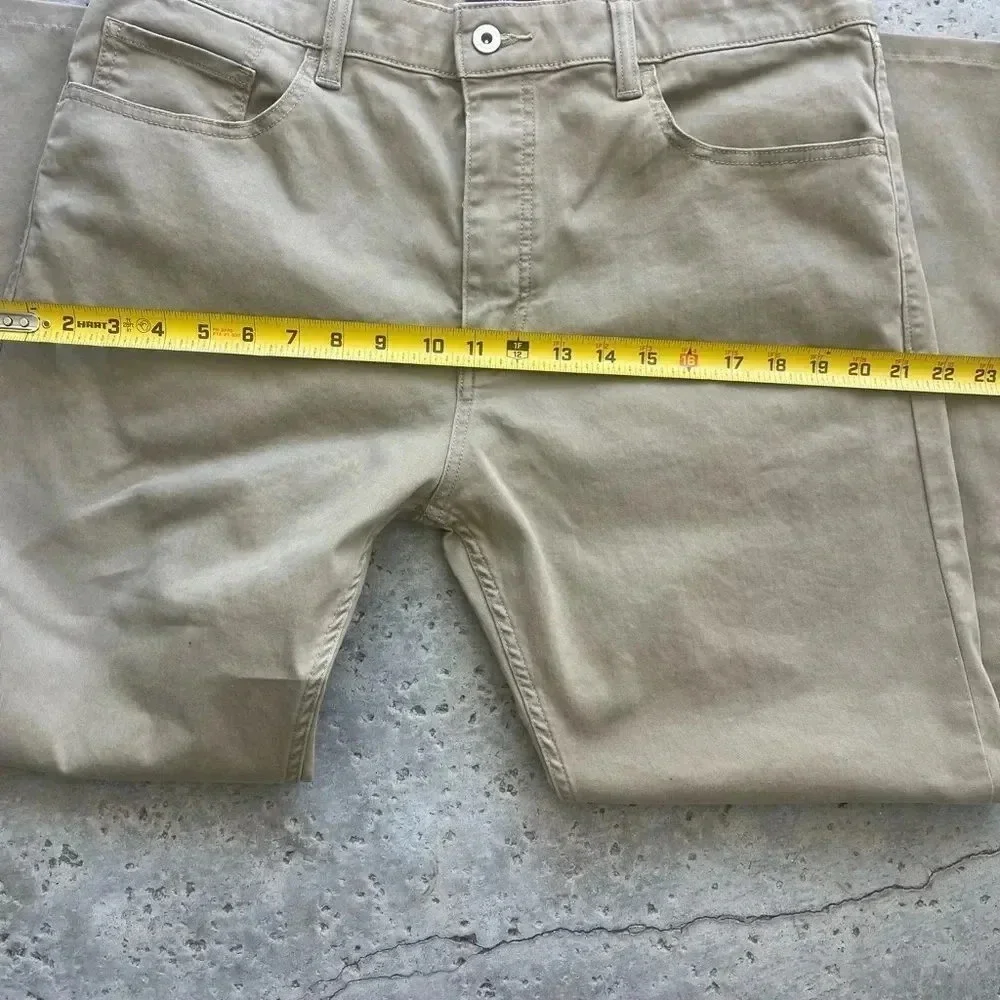 Better title  Dockers Mens Khaki Chino Pants 35x30 Straight Fit Tan Casual Work